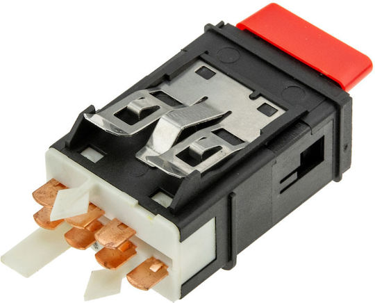NTY Car Hazard Switch for Volkswagen Amarok / Lupo / Polo / Transporter / T4 7pin Black