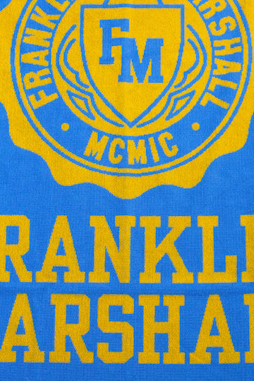Franklin & Marshall Πετσέτα Θαλάσσης Βαμβακερή Μπλε 180x80εκ.