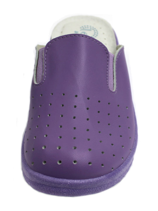 Level Anatomic Femei Din piele Anatomici Sabot Violet