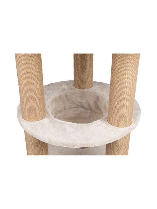 Trixie Nigella Stâlp pentru zgâriat pisici Copaci pentru pisici Gri 5 niveluri 60x60x177cm