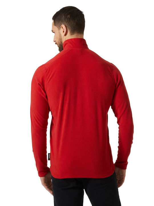 Helly Hansen Daybreaker Men's Fleece Cardigan with Zipper Red