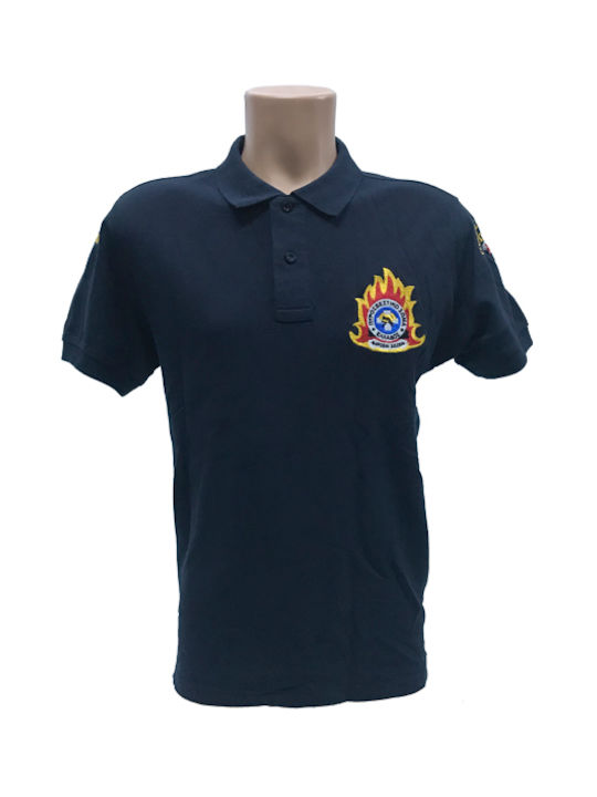 Polo Firefighter Blue With Charter