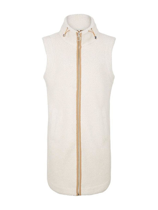 Ärmellos Damen Jacke Soft Buttercream