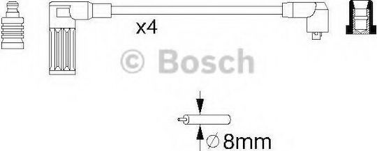 Bosch Μπουζοκαλώδια & Εξαρτήματα Σύνδεσης