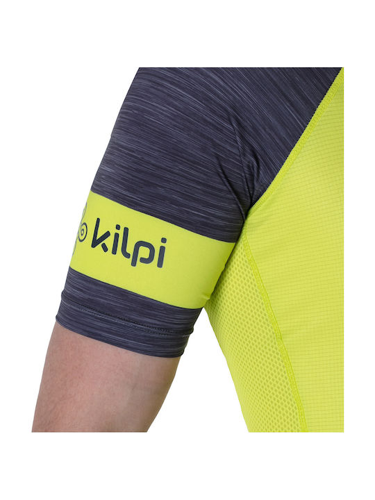Kilpi Selva Short Sleeves Cycling Jersey Yellow