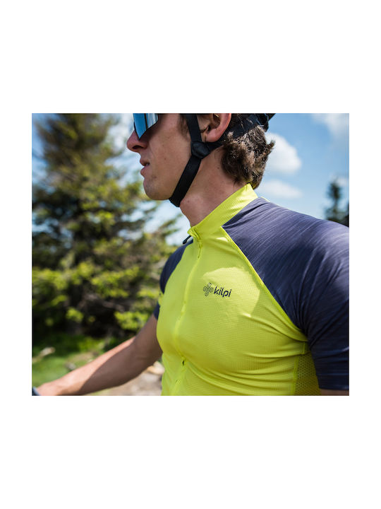 Kilpi Selva Short Sleeves Cycling Jersey Yellow