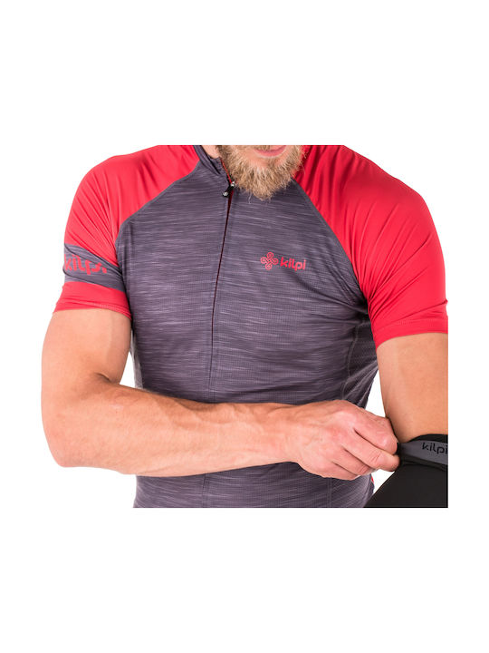 Kilpi Selva Short Sleeves Cycling Jersey Red
