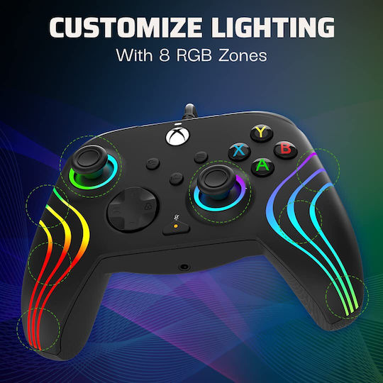 PDP Afterglow Wired Gamepad for PC / Xbox One / Xbox Series Wave