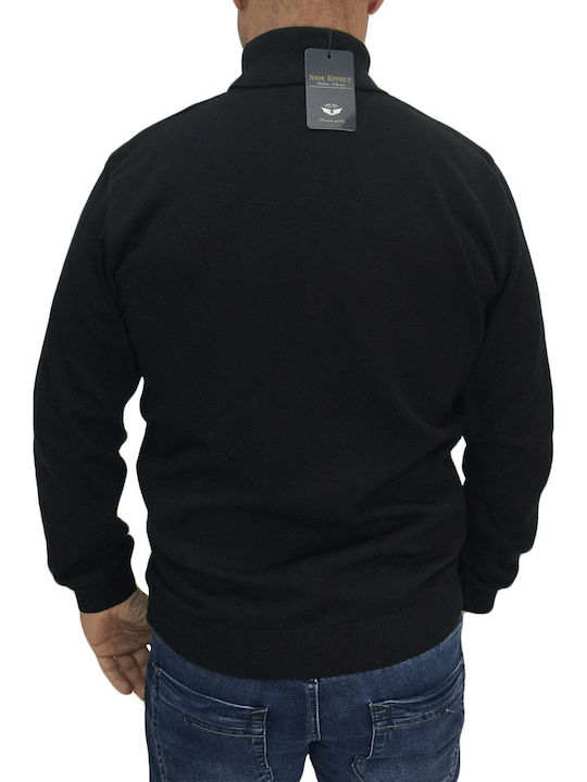 ZVG01 SIDE EFFECT BLACK ZVG01 SIDE EFFECT KNIT SHIRT (ZVG01-BLACK/1)