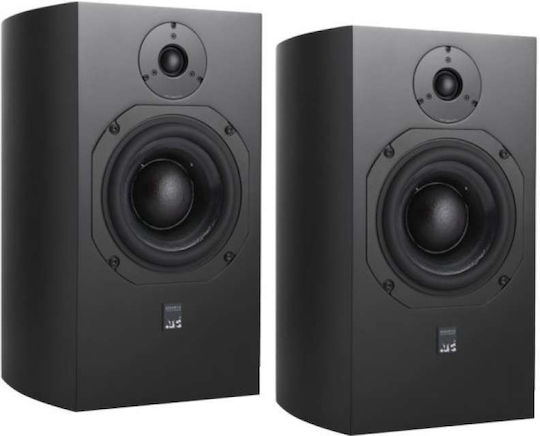 ATC SCM19 Paar Passive Hi-Fi-Lautsprecher Buch selbst 300W 2 Wege P26.5xB30xH43.8cm Schwarze