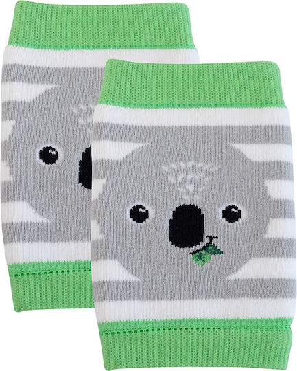 Zoocchini Kai Koala & Puddles Duck Crawling Knee Pad made of Fabric in Green Color 2pcs