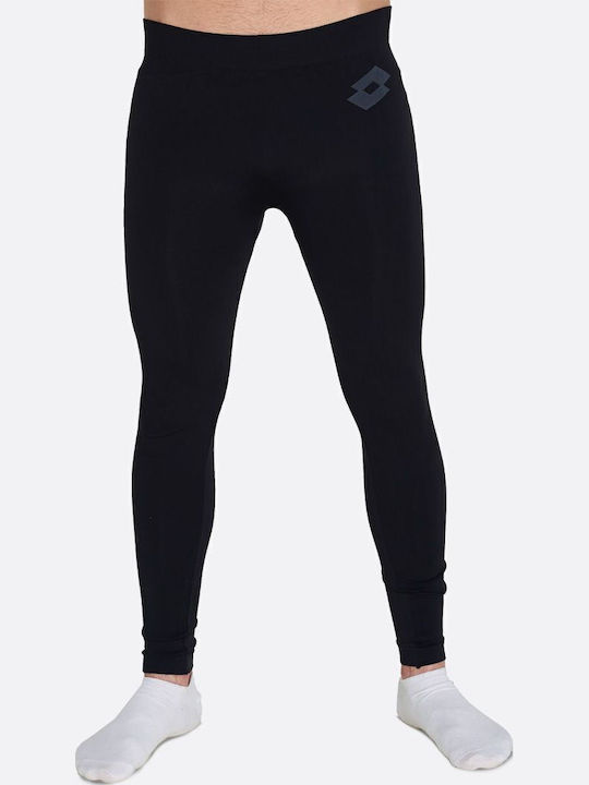 Lotto Elite Und Pant Ανδρικό Αθλητικό Κολάν Compression Μακρύ Μαύρο