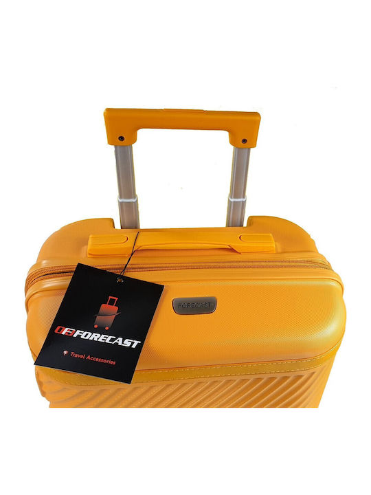 Forecast Cabin Hard Yellow Suitcase With 4 Wheels Height 55cm