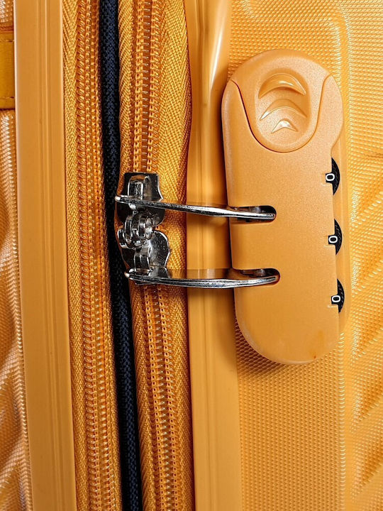 Forecast Cabin Hard Yellow Suitcase With 4 Wheels Height 55cm