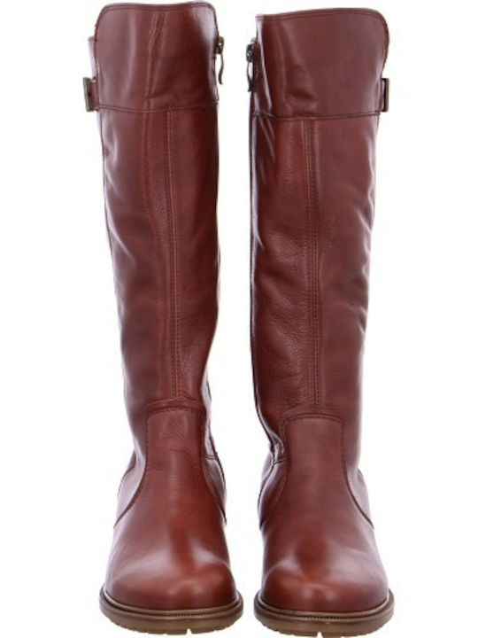 Ara 12-48809-75 Women's Leather Anatomical Boots in brown color