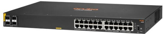 HP Aruba 6000 Managed L3 PoE+ Switch with 24 Gigabit (1Gbps) Ethernet Ports and 4 SFP Ports