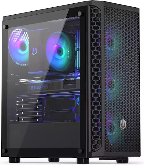 Endorfy Signum 300 ARGB Gaming Midi Tower Computer Case with Side Window Black
