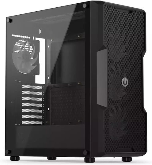 Endorfy Regnum 400 ARGB Gaming Midi Tower Computer Case with Side Window Black