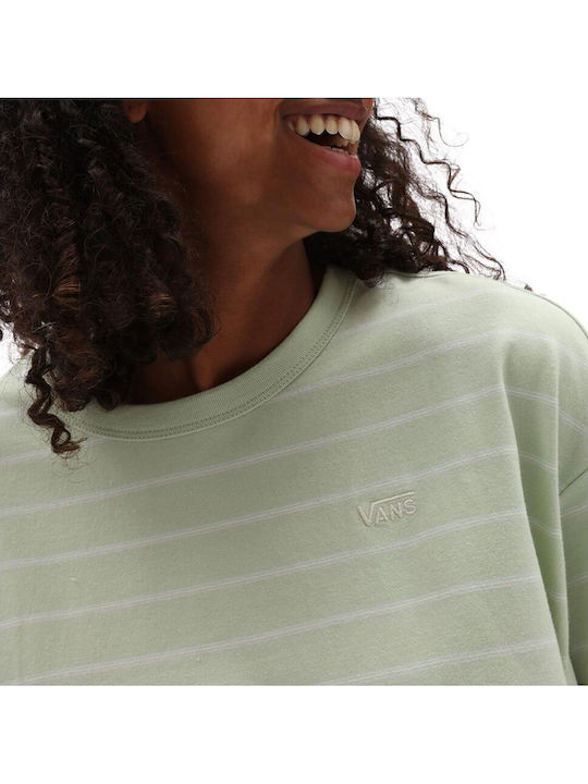 Time Off Women's T-shirt Striped Khaki