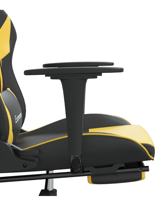 vidaXL 3143701 Gaming Stuhl mit Fußstütze Black / Gold