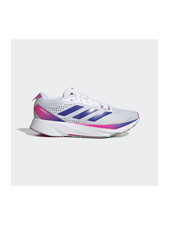 Adizero Sl Herren Sportschuhe Laufen Cloud White / Lucid Blue / Lucid Fuchsia