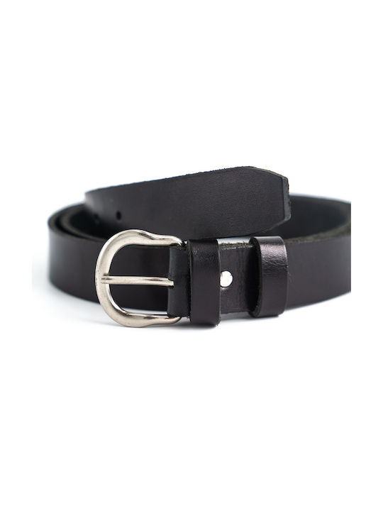 Handmade Leather Belt 3cm BLACK.