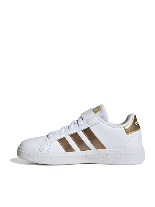 Grand Court GRAND COURT 2.0 Kids Sneakers with Scratch White