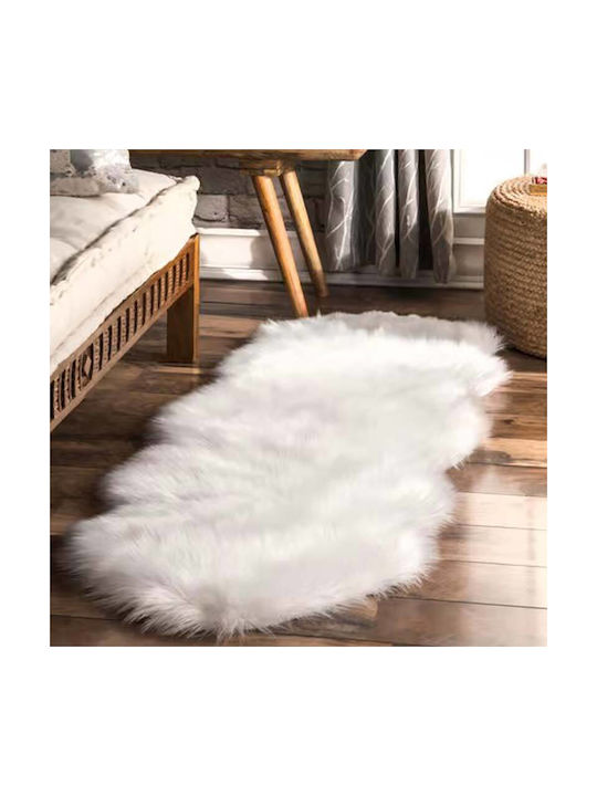 TnS Χαλί Διάδρομος Λευκό-Γκρί 60x180cm