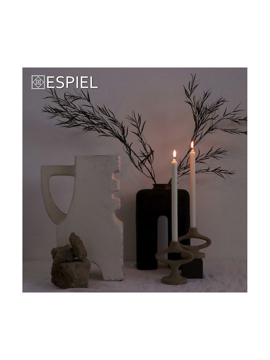 Espiel Decorative Vase Ecomix White 33.02x12.7x49cm