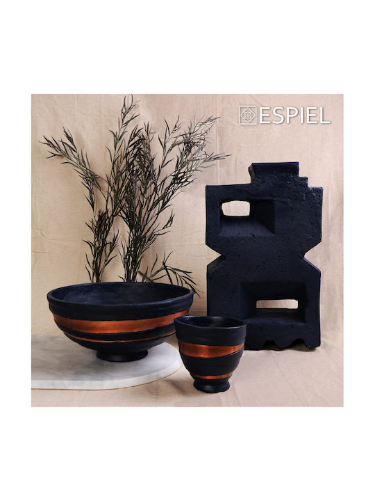 Espiel Decorative Vase Blue 45cm