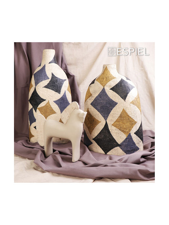 Espiel Dekorativ Pferd aus Stoff in Beige 34cm 1Stück