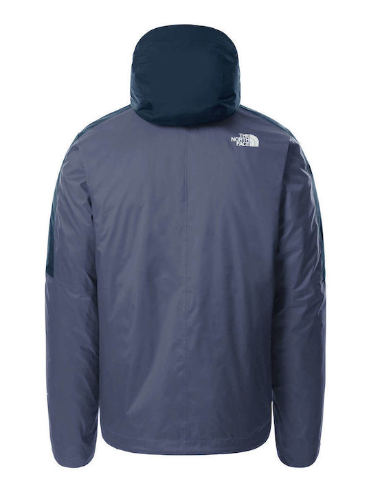 The North Face New Dryvent 3 in 1 Herren Winter Jacke Lässig Wasserdicht Blau