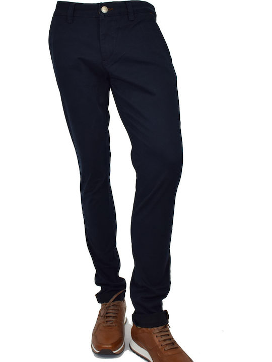 Edward Jeans Nasir-S20 Men's Trousers Chino in Regular Fit Navy Blue