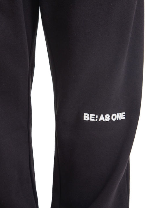Pantaloni de trening cu Elastic Negru