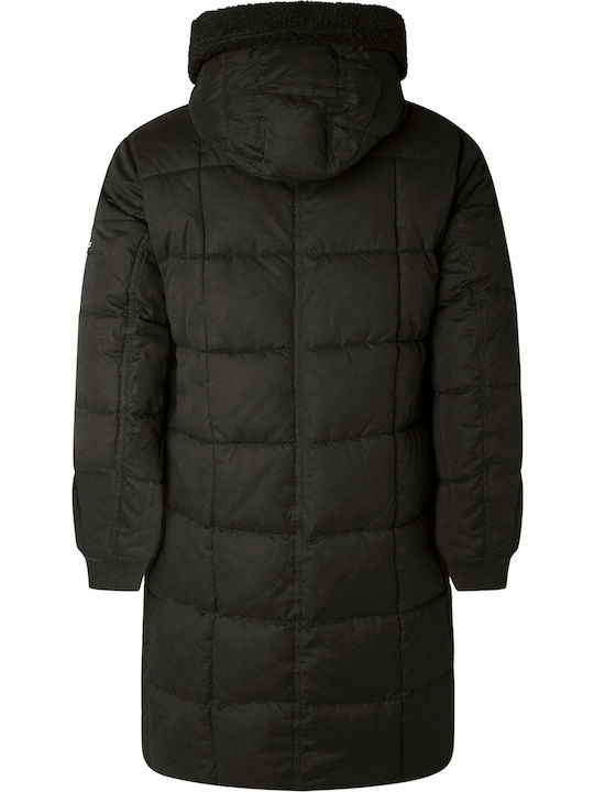 Jaden Зимно Мъжко Яке Puffer Черно