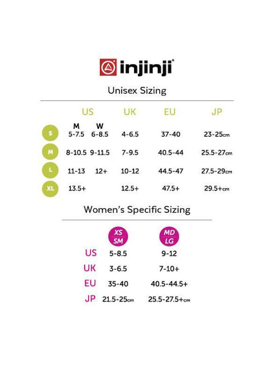 Injinji Trail Midweight Mini-Crew Trekking Κάλτσες Πράσινες 1 Ζεύγος