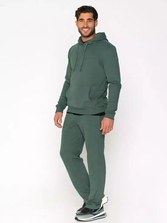 Tom Hoodie Φούτερ με Κουκούλα Green