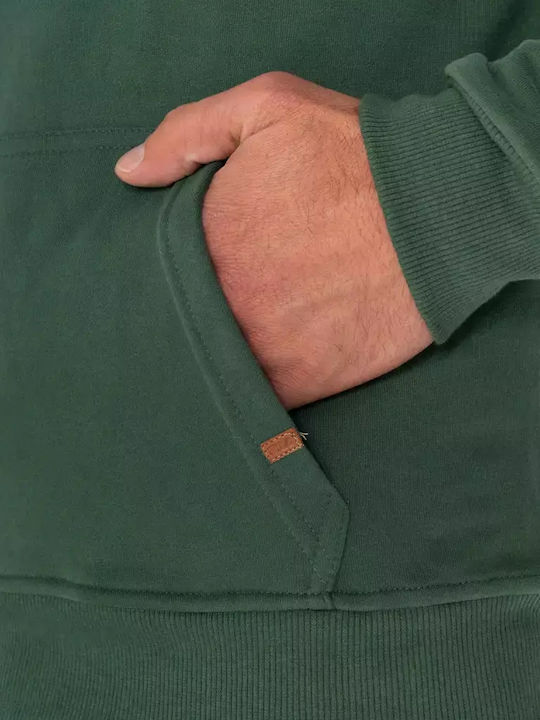 Tom Hoodie Φούτερ με Κουκούλα Green