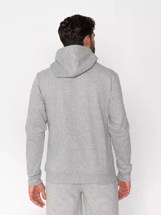 Tom Sweater Φούτερ με Κουκούλα Γκρι