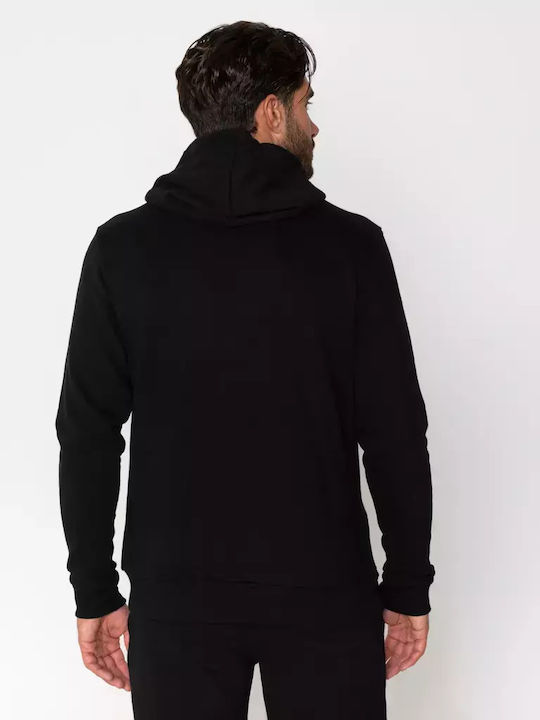 FILA Tom Hoody Мъжки Суитшърт Черен с Качулка