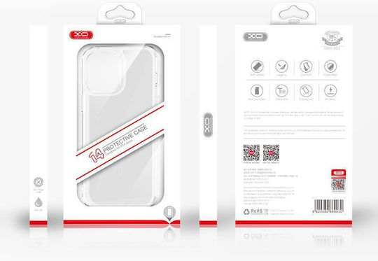 XO K04 Задна корица Силикон Прозрачен (iPhone 14 Plus)
