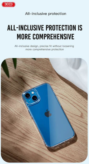 XO K04 Задна корица Силикон Прозрачен (iPhone 14 Plus)