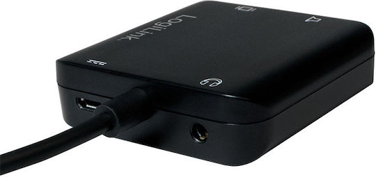 LogiLink Μετατροπέας HDMI male σε 3.5mm / HDMI / Toslink female 1τμχ CV0106