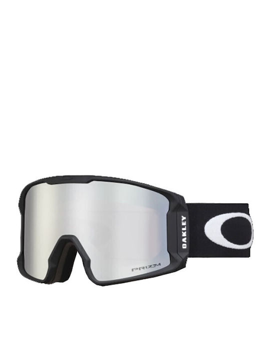 Oakley Line Miner Mască Pentru Adulți Neagră cu Lentilă Gri cu Oglinzi Oakley Line Miner Mască Pentru Adulți Neagră cu Lentilă Gri cu Oglinzi
