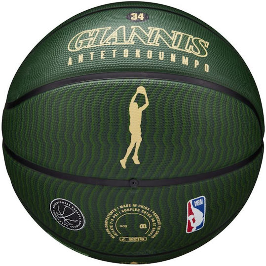 Wilson NBA Player Icon Basket Ball Outdoor Giannis