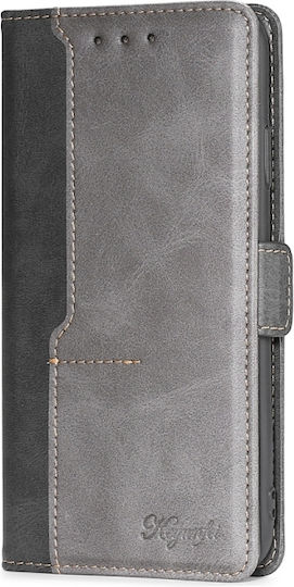 TCL Wallet Piele Black / Gray (TCL 306 / 305 / 30 SE / 30E - TCL 306 / 305 / 30 SE / 30E)