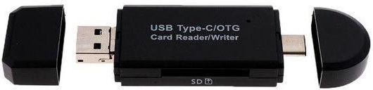Card Reader USB 2.0 micro USB Type-C για SD