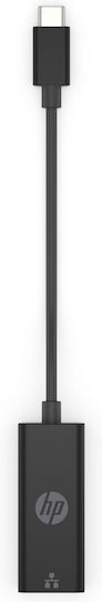 HP V7W66AA Αντάπτορας Δικτύου USB-C με Ενσύρματη Σύνδεση Gigabit Ethernet