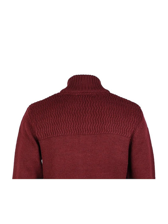 Kensington Eastside Tramore Wool Blend buttoned cardigan 1B4850 - Oxblood Red