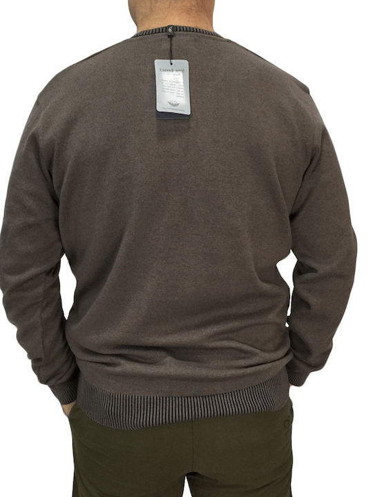 KNITWEAR V BEIGE DARK CV04 SIDE EFFECT (CV04-BEIGE DK/11)